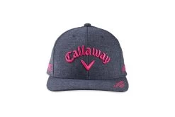 Callaway Tour Performance Pro Golf Cap 5222053 -Elite Golf Shop 5222053 HW CG TA PERFORMANCE PRO ADJ HEATHER GREY PINK 22 FRONT