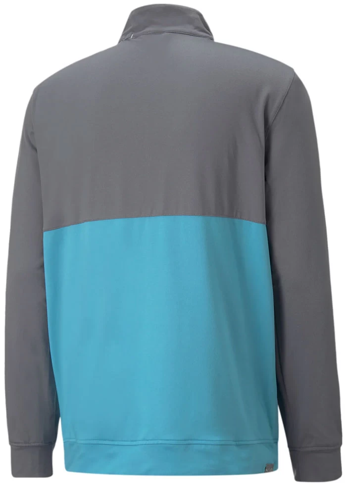 Puma Gamer Colour Block 1/4 Zip Golf Top 532985 2 Puma Gamer Colour Block 1/4 Zip Golf Top 532985 - Image 2