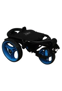 Axglo TriLite 3 Wheel Golf Trolley | Black/Blue -Elite Golf Shop Axglo TriLite Wheel Golf Trolley Black Blue 9