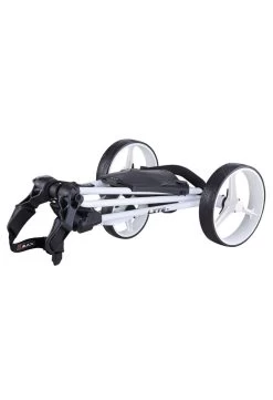 Big Max TI-Lite 3-Wheel Golf Trolley | Phantom/White -Elite Golf Shop Big Max Lite Wheel Golf Trolley Phantom White 101