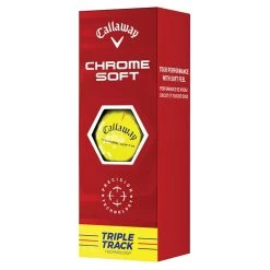Callaway Chrome Soft Triple Track Golf Balls | Yellow -Elite Golf Shop Callaway 2022 Chrome Soft Triple Track Golf Balls Yellow 4