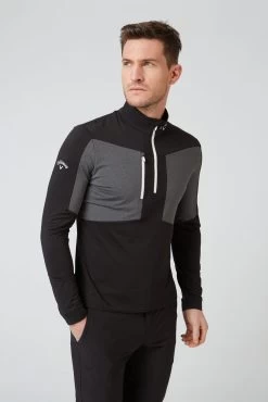 Callaway Aquapel Mixed Media 1/2 Zip Golf Sweater CGKFC004 -Elite Golf Shop Callaway Aquapel Mixed Media 1 2 Zip Golf Sweater CGKFC004 9