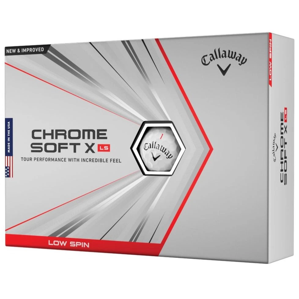 Callaway Chrome Soft X LS Golf Balls | White 1 Callaway Chrome Soft X LS Golf Balls | White