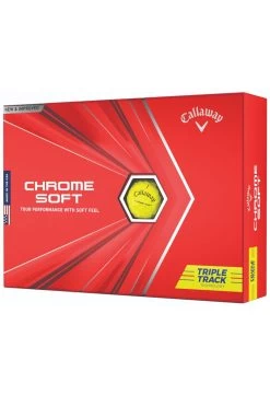 Callaway 2021 Chrome Soft Triple Track Golf Balls | Yellow -Elite Golf Shop Callaway Chrome Soft Triple Track Golf Balls Yellow 178