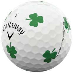 Callaway Chrome Soft Truvis Shamrock Golf Balls -Elite Golf Shop Callaway Chrome Soft Truvis Shamrock Golf Balls White 2
