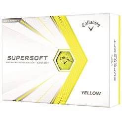 Callaway 2021 Supersoft Golf Balls | Yellow