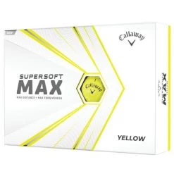 Callaway Supersoft Max Golf Balls | Yellow