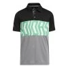 Adidas Junior Print Colorblock Polo Shirt H38824