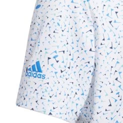 Adidas Junior Flag Golf Polo Shirt HD4952 -Elite Golf Shop HD4952 4 APPAREL Photography DetailView1 white