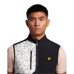 Lyle & Scott Hyper Reversible Golf Gilet JK1661G -Elite Golf Shop Lyle Scott Hyper Reversible Golf Gilet JK 5