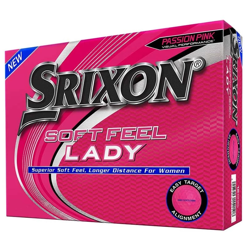 Srixon Soft Feel Lady Golf Balls | Pink 1 Srixon Soft Feel Lady Golf Balls | Pink