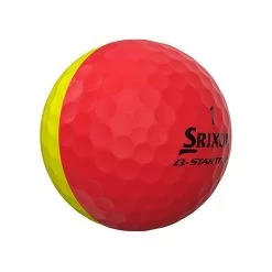 Srixon Q Star Tour Golf Balls Divide Yellow/Red 5 Srixon Q Star Tour Golf Balls Divide Yellow/Red -Elite Golf Shop Srixon Star Tour Golf Balls Divide Yellow Red 1