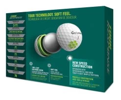 TaylorMade Tour Response Golf Balls | White -Elite Golf Shop TM22BAL TA505 N7638401 TourResponse WHT GLB dz Tray v3
