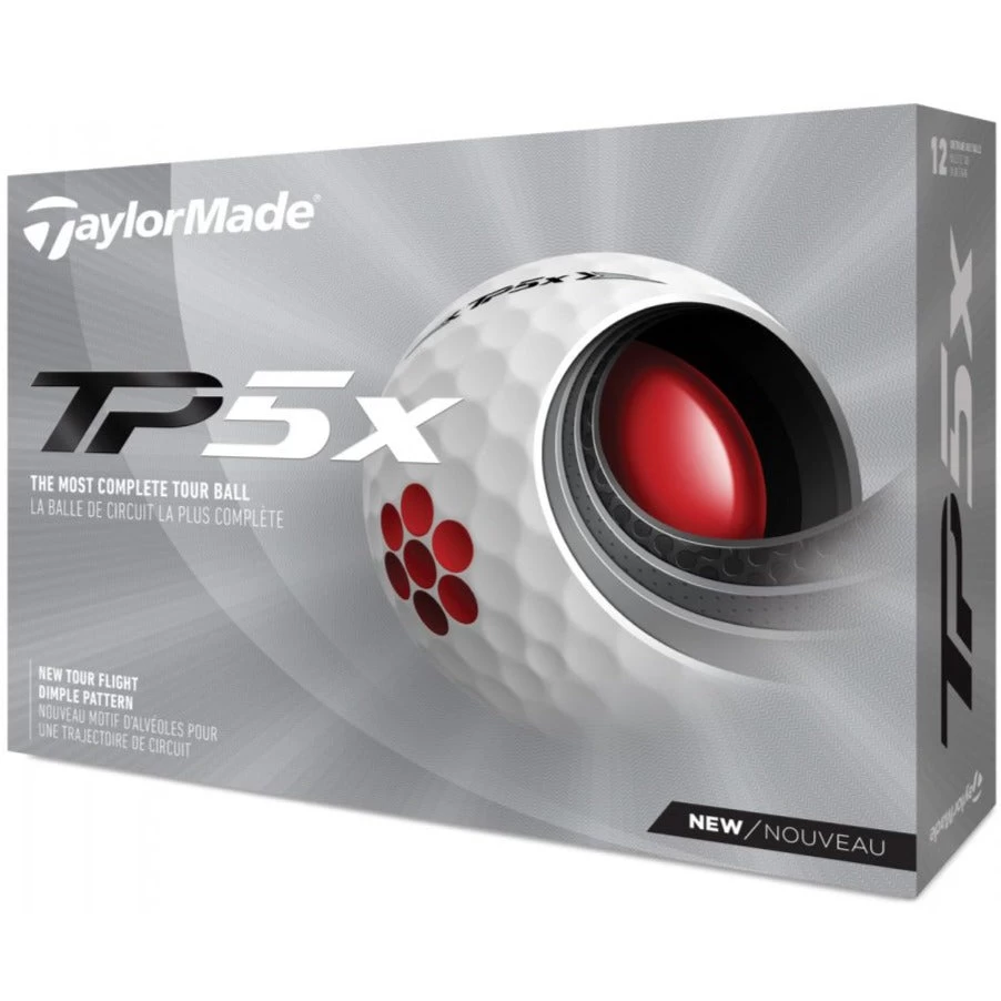 TaylorMade TP5x Golf Balls | White 1 TaylorMade TP5x Golf Balls | White