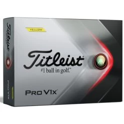 Titleist Pro V1X Golf Balls | Yellow