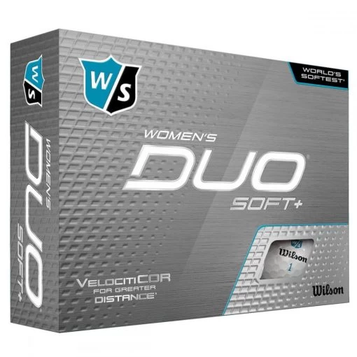 Wilson Ladies Duo Soft+ Golf Balls | White -Elite Golf Shop Wilson Ladies Duo Soft Golf Balls White 78