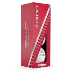 Wilson Staff Triad Golf Balls | White -Elite Golf Shop Wilson Staff Triad Golf Balls White 1