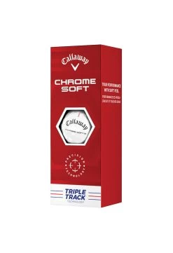 Callaway Chrome Soft Triple Track Golf Balls | White -Elite Golf Shop callaway chrome soft triple track golf balls white 3