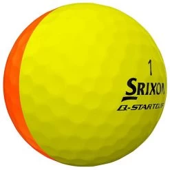 Srixon Q Star Tour Golf Balls Divide | Yellow/Orange -Elite Golf Shop srixon divide yelloworange 5